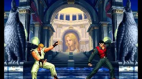 (KOF WOJ) Terry, Rock, Ryo, Kyo VS. Andy, Robert, Takuma & Iori