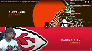 FlightReacts to Chiefs vs Browns Divisional Round Highlights, but Chat Spams L
