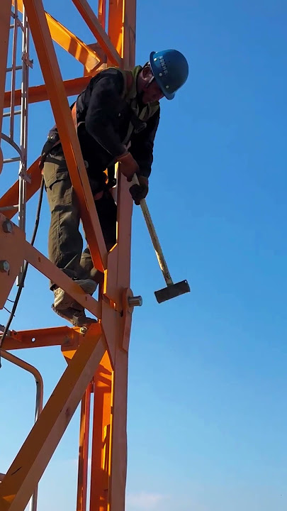Tower crane assembly process- Good tools and machinery make work easy
