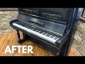 Massive restoration antique steinway brought back to life