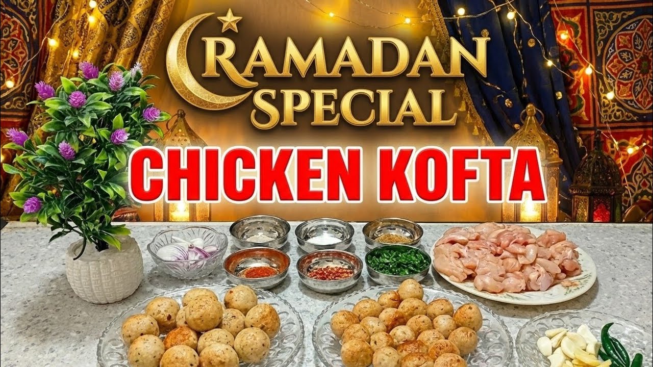 CHICKEN KOFTA (RAMADAN SPECIAL)