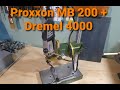 Proxxon MB 200 + Dremel 4000 расскажу как подружить с Дремелем и фрезеровать.