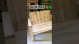 Sillón Realizado Con Madera De Palets Reciclados Seguinos Para Más Contenido.