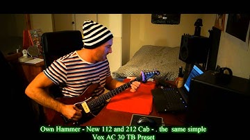 Axe Fx II + OwnHammer New Cab IR 112 and 212.