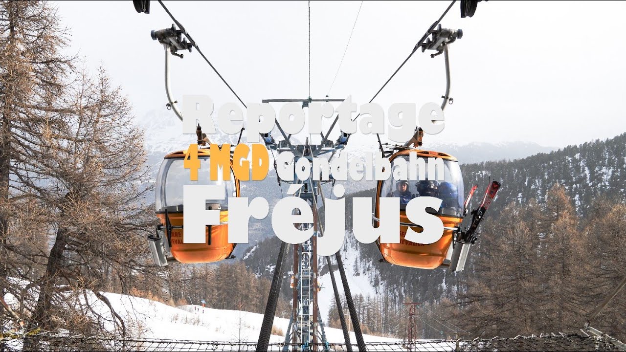 Gondelbahn Fréjus - Erste gebaute Eier-Kabinenbahn in Serre Chevalier! (1968-2023)