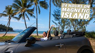 24 HOURS ON MAGNETIC ISLAND (We Slept in a Sea Container!)