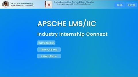APSCHE LMS- Student application for INTERNSHIP/JOB ROLE
