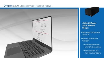 New at Mouser - OMRON G3VM UR Series VSON MOS FET Relays