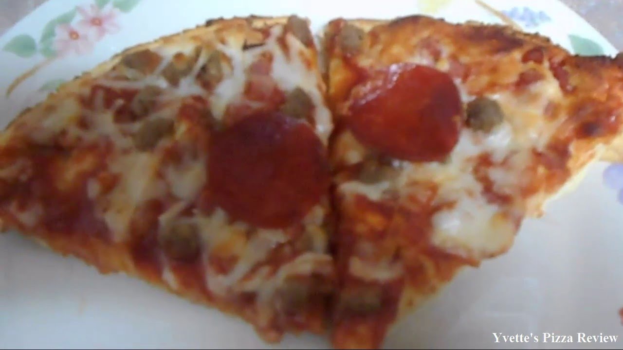 Tony's Meat Trio Pizza Food Review YouTube