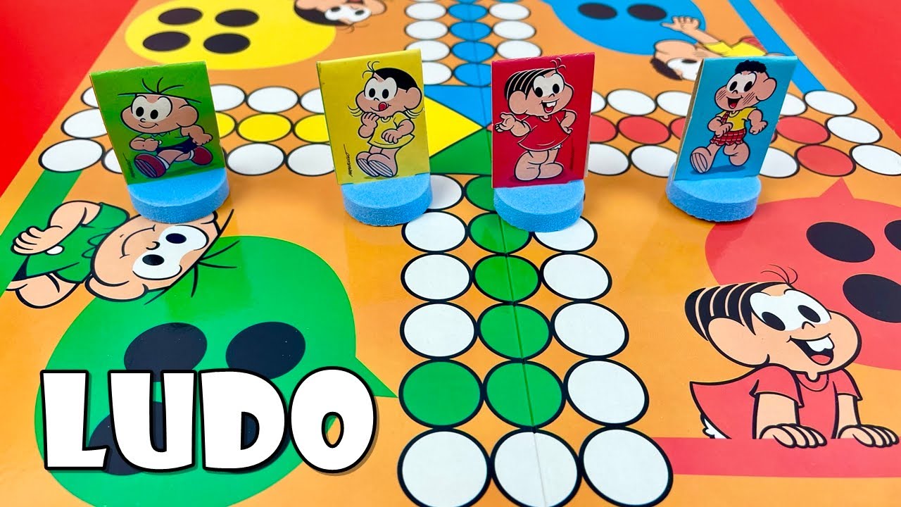 Ludo Com a Turma Da Mônica Tia Flá X Produção