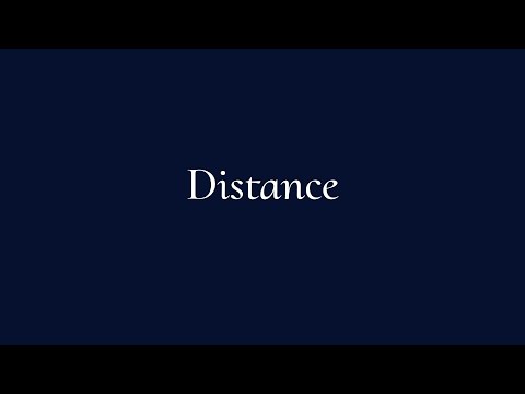 Benjamin Sem - Distance (Official Visualizer)