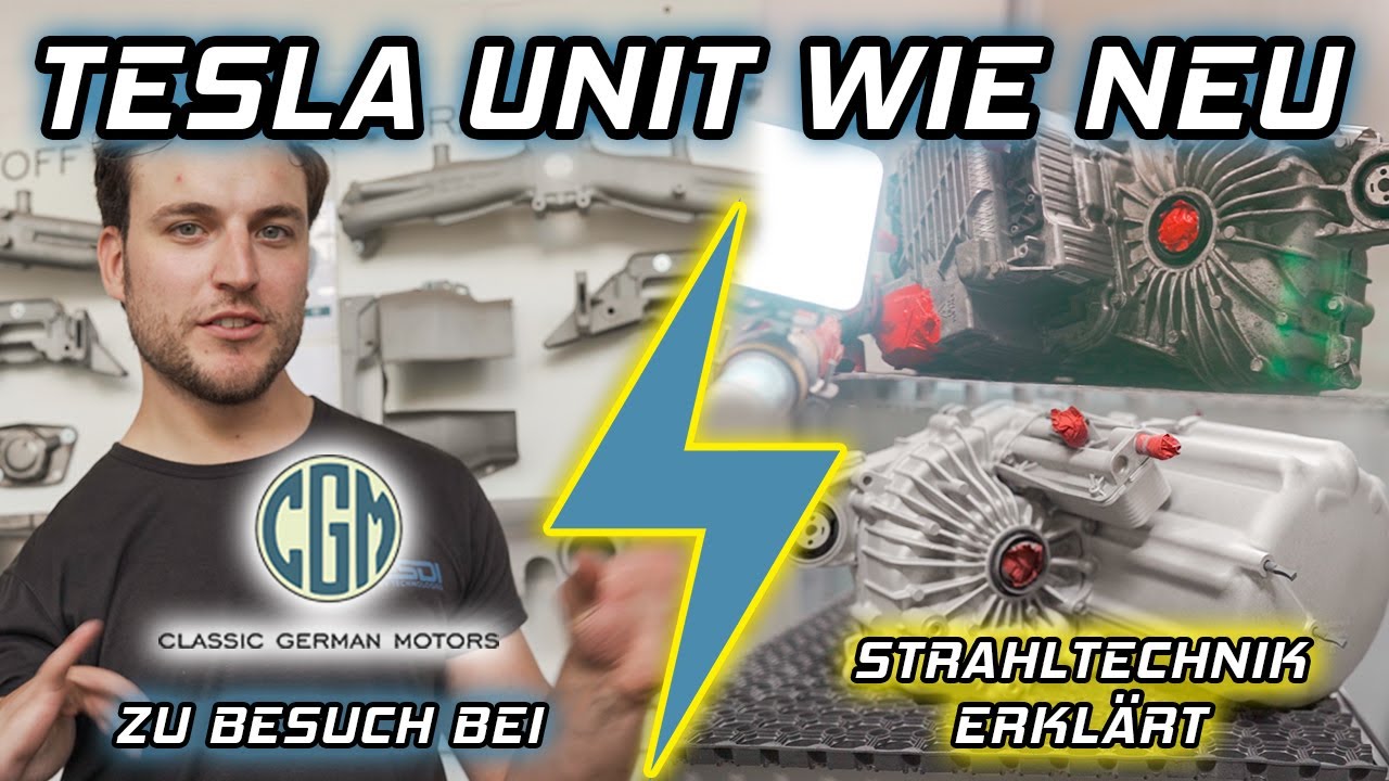 TESLA DRIVE UNIT AUFBEREITUNG | ZU BESUCH BEI CGM | ESDI EV