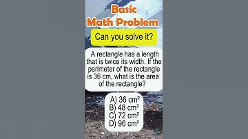A rectangle has a length that is twice its width. If the perimeter of the rectangle is 36 cm,
