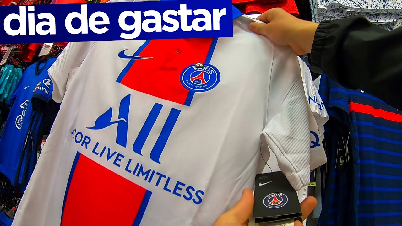 FAZENDO COMPRAS NA INGLATERRA - BIKE VLOG BIRMINGHAM - PREÇO DAS CAMISAS DE TIME DE FUTEBOL