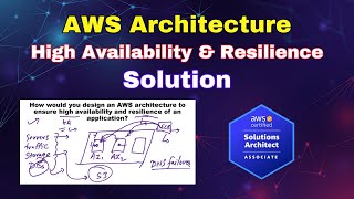 How to design an AWS architecture to ensure high availability and resilience | AWS Solutions