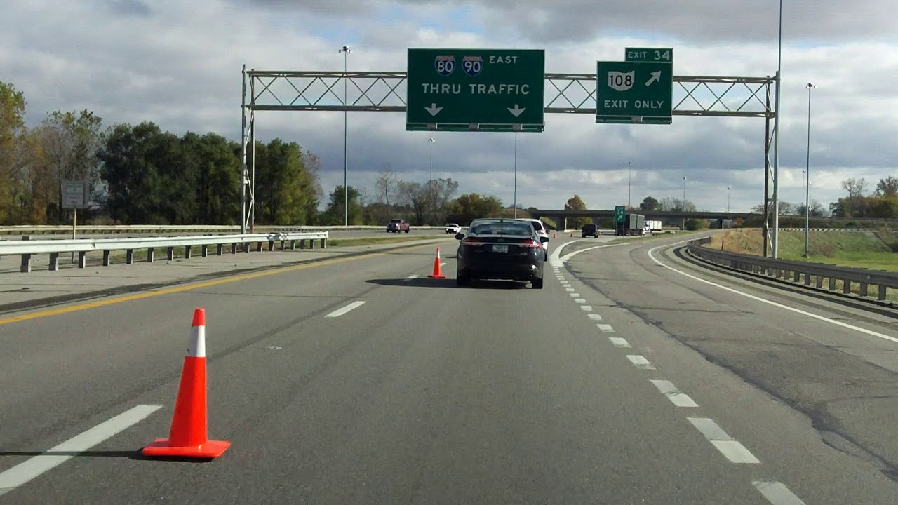 Ohio Turnpike (Exits 25 to 39) eastbound YouTube