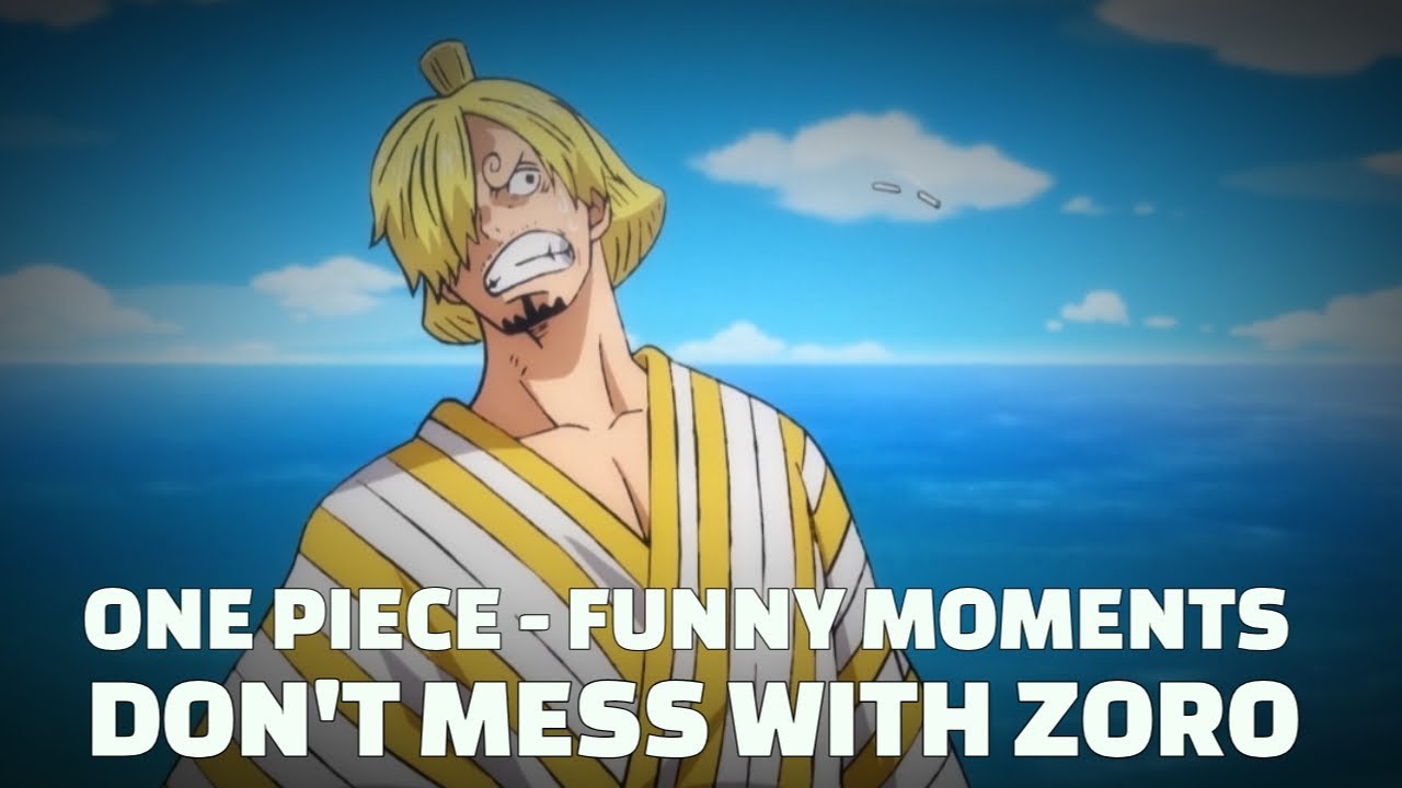 zoro splits Sanji's cigarettes into two onepiece YouTube