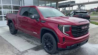 Red 2023 GMC Sierra 1500 Elevation Review Calgary AB - Wolfe Calgary Gmc Sierra 1500 Red