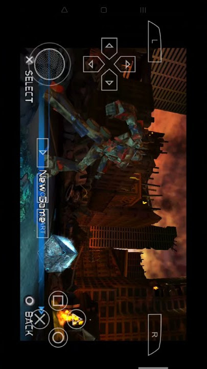Transformers The game : shortplay psp game.
