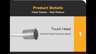 LED Touch Dimmer switch for adjust brightness of cabinet wardrobe closet light