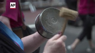 NYC parade honors essential workers as COVID fades