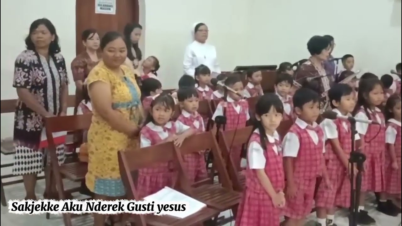 Sakjekke aku nderek gusti yesus