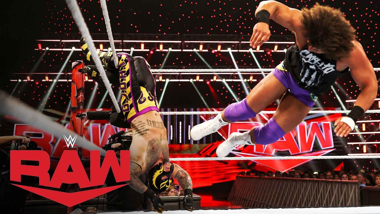 Rey Mysterio Vs Carlito - WWE RAW 27 de Mayo 2024 Español