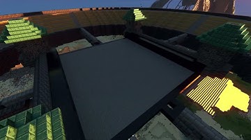 Minecraft Bedrock Self-Regenerating Floating Spleef Arena Showcase