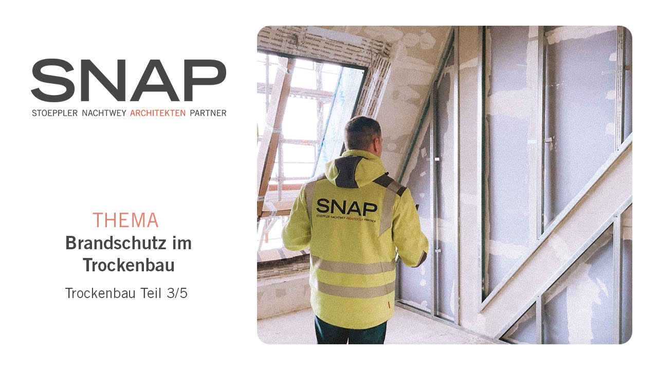 BRANDSCHUTZ im TROCKENBAU I Alles, was du bei Planung und Umsetzung wissen musst I Teil 3/5