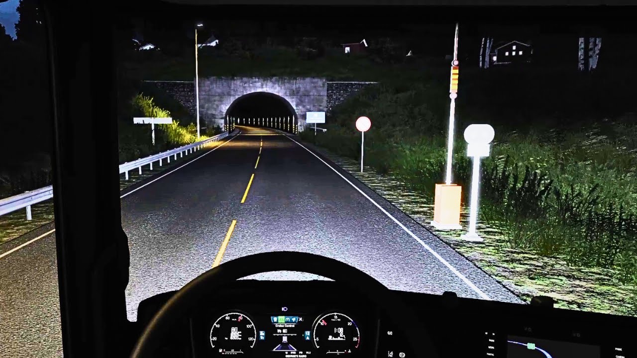 Norway Night Drive Under Starry Skies | Calm & Peaceful | No Commentary | ETS2