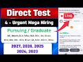😲Finally Shell Direct Test Hiring 2026 | Abasoft, American Express | 2027, 2026, 2025 Batch Hiring