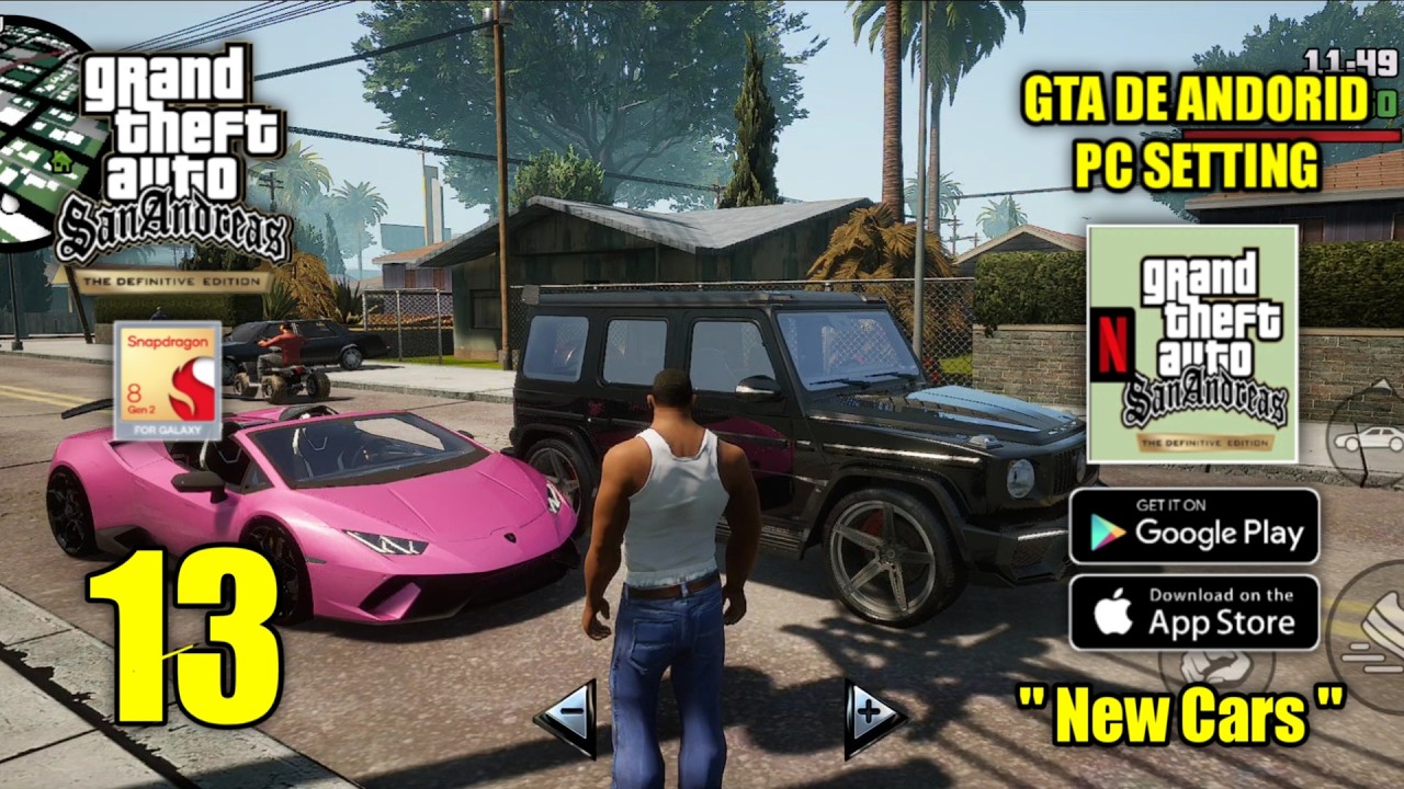 GTA San Andreas Definitive Edition Android Mod Graphics PC Settings ...