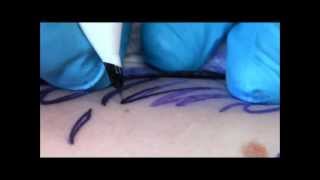 Tattoo Artiest Gabriel Piercings Works in Amsterdam Okt