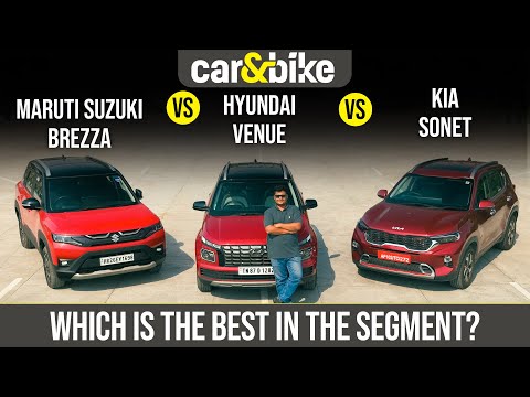 Maruti Suzuki Brezza vs Hyundai Venue vs Kia Sonet Comparison Review