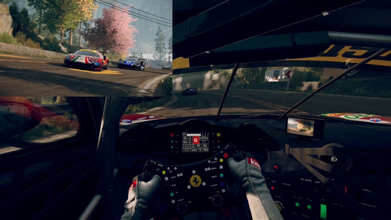 GRID - Ferrari 488 GTE at Okutama Sprint PC 60FPS 1440p
