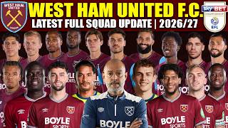 WEST HAM FULL Squad 2026/27 REVEALED! Every New Transfers, Complete Team & Strongest XI! KICKOFF screenshot 1