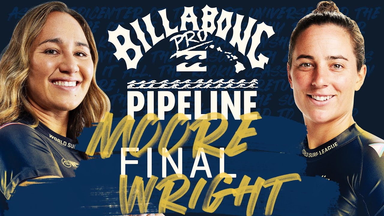 Carissa Moore vs Tyler Wright Billabong Pro Pipeline 2023 - Final Heat Replay