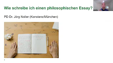 Wie schreibe ich einen philosophischen Aufsatz?