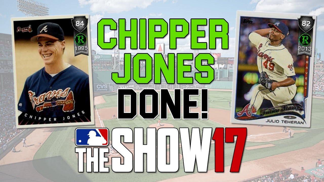 Chipper Jones Program Done + Rookie Teheran! | MLB 17 The Show - Diamond Dynasty Gameplay