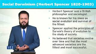 Social Darwinism (Herbert Spencer 1820-1903) | Introduction to Sociology | SOC101_Topic004