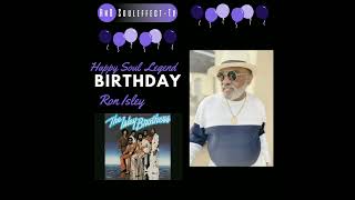 Happy Soul Legend Birthday Ron Isley