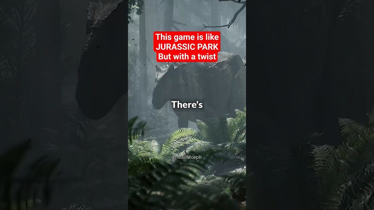 This game is Jurassic Park with a twist