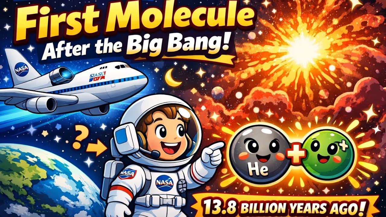 Universe’s First Molecule After the Big Bang