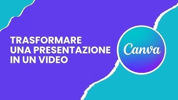 Come trasformare una presentazione di Canva in un video