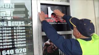 Full Decal Installation | Window Signage Demonstration Guide