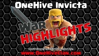 Onehive Invicta War Recap - Episode 5 | Clash of Clans