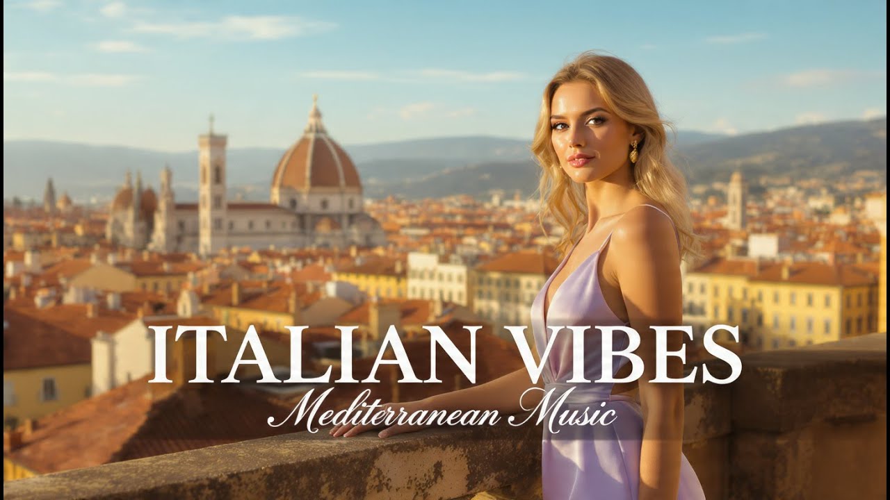 Mediterranean Sunset Vibes 🌅 Italian Music 2+ Hours | Lake Como & Amalfi Coast 4K Relax