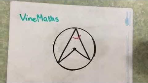 Vine Maths - Circle Theorems (Arrow)