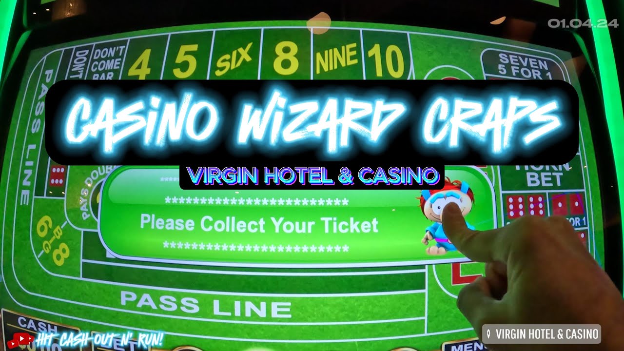 Doing a HIT N' RUN on this CASINO WIZARD Craps slot machine slots 