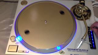 Custom Technics SL-1200 MK2 Limited Edition avec led